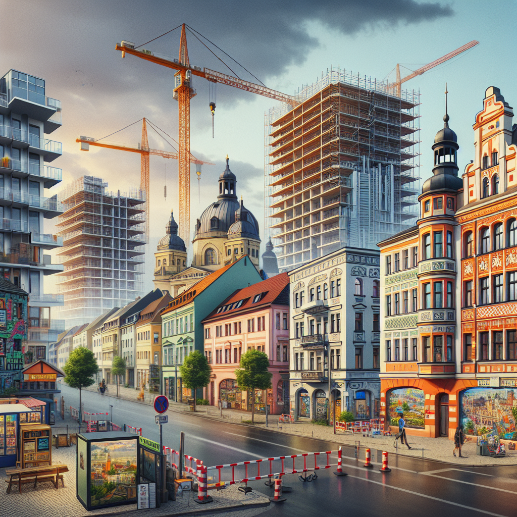 Gentrifizierung und Mietspiegel in Leipzig Plagwitz.